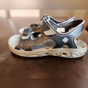 Columbia Kids' Brown Outdoor Sandals - Adjustable Velcro